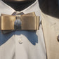 Men's Fashion Rhinestone Brooch Bow Tie and Lapel Accessories Set