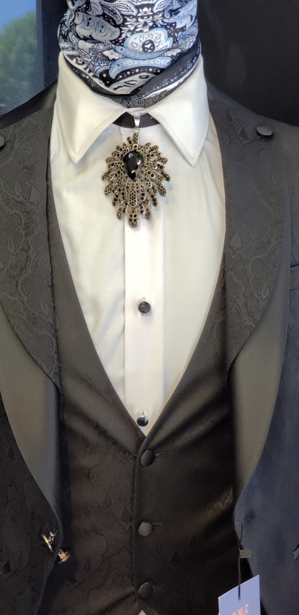 Men's Accessories Brooch Bow Tie Medallion