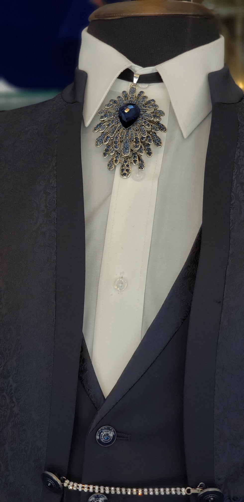 Men's Accessories Brooch Bow Tie Medallion