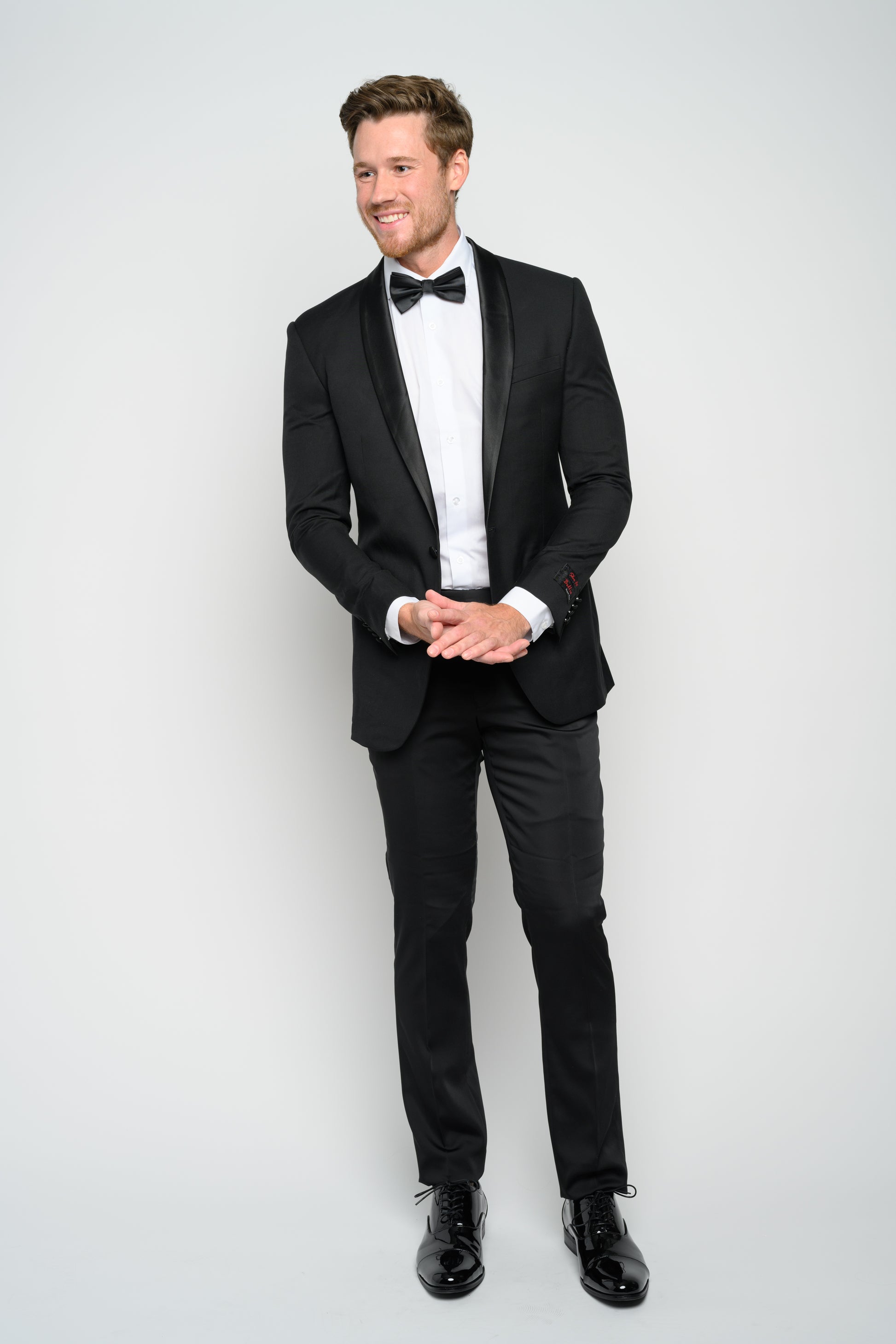Men's Black Shawl Lapel Men's Slim Fit Tuxedo