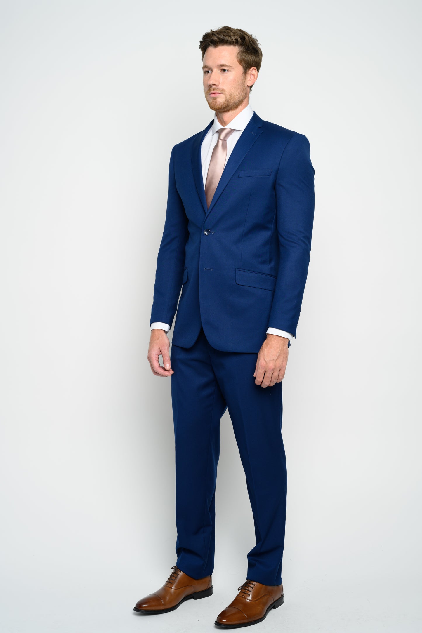  Men's Indigo Slim Fit Suit