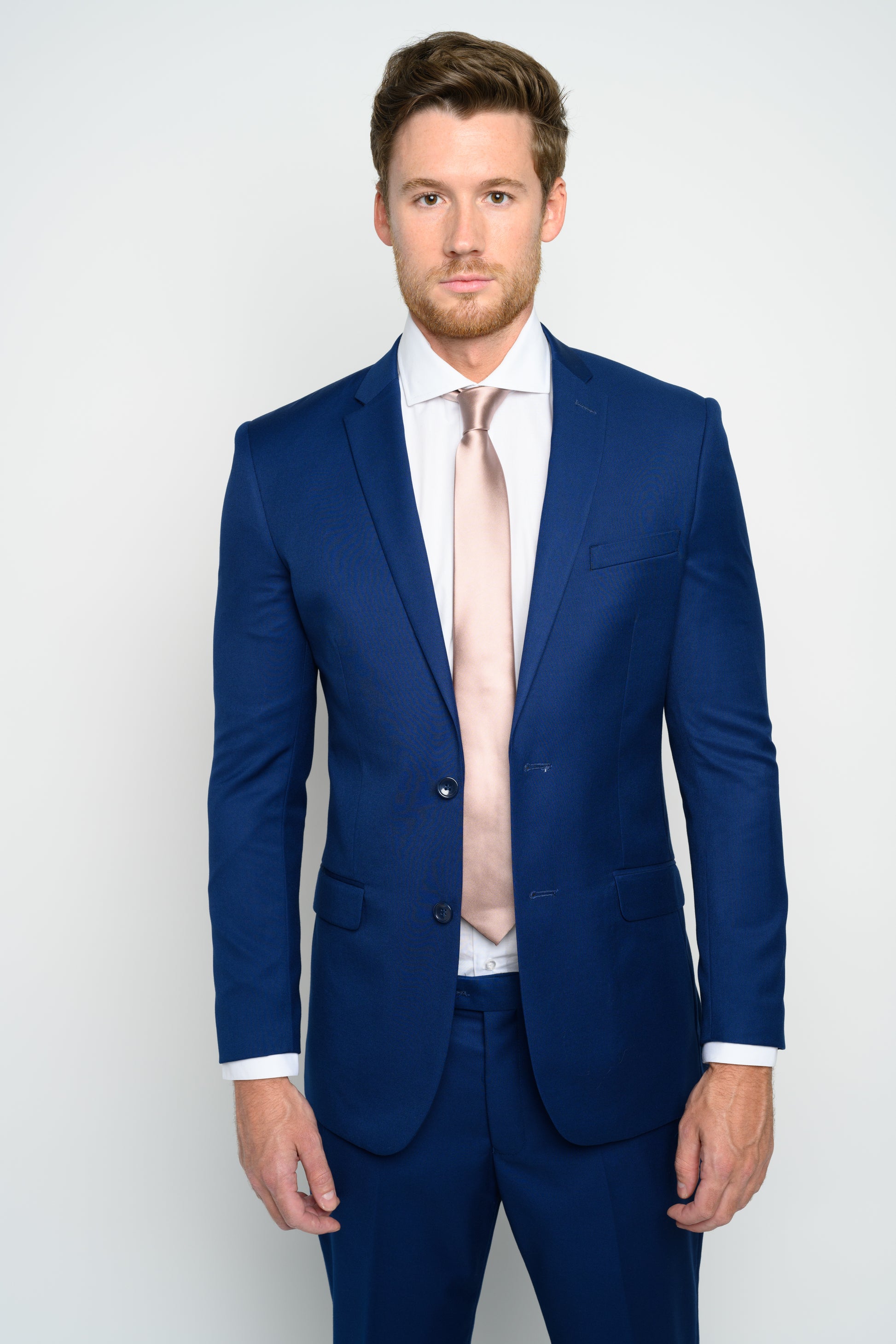  Men's Indigo Slim Fit Suit