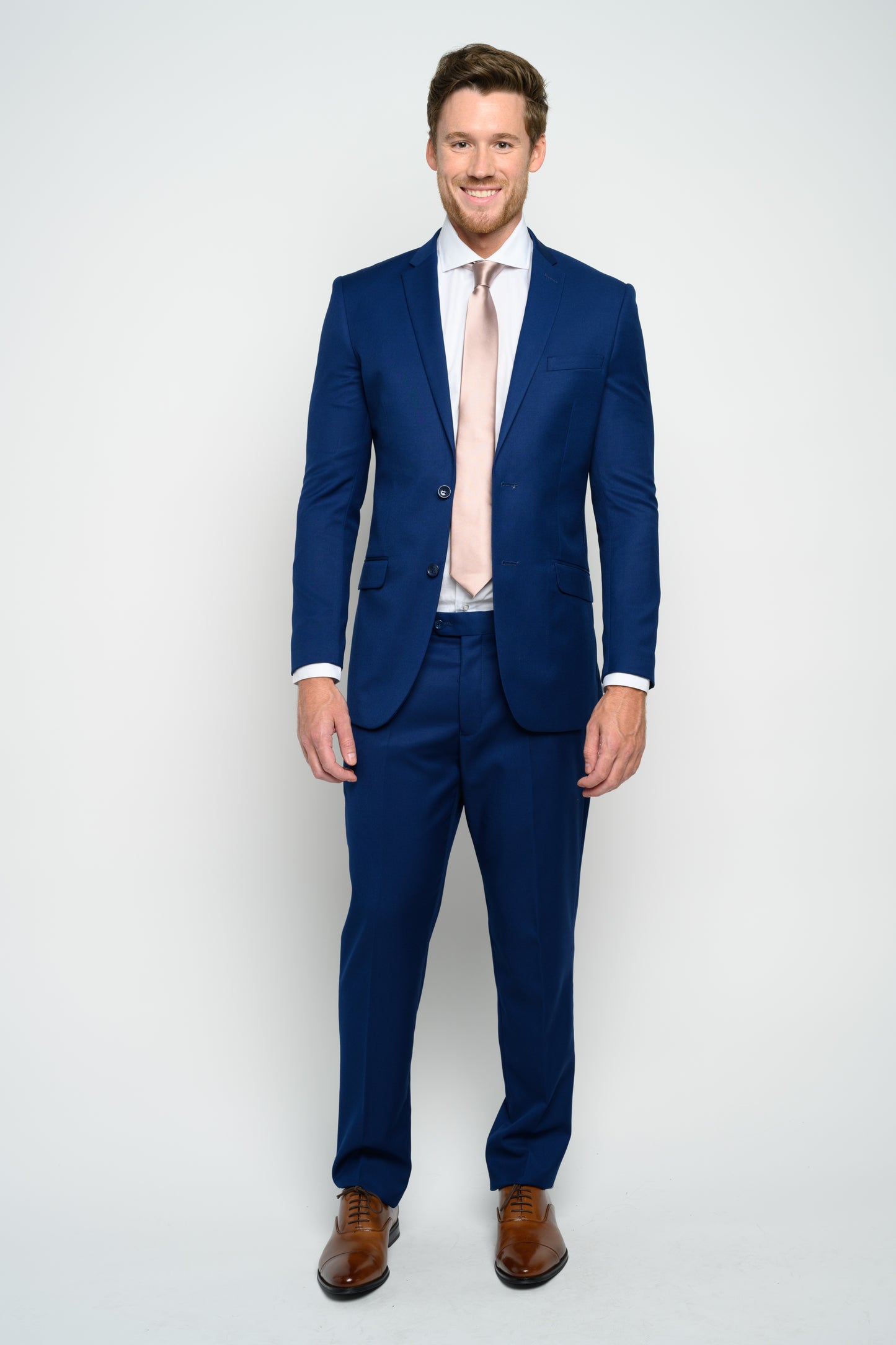  Men's Indigo Slim Fit Suit