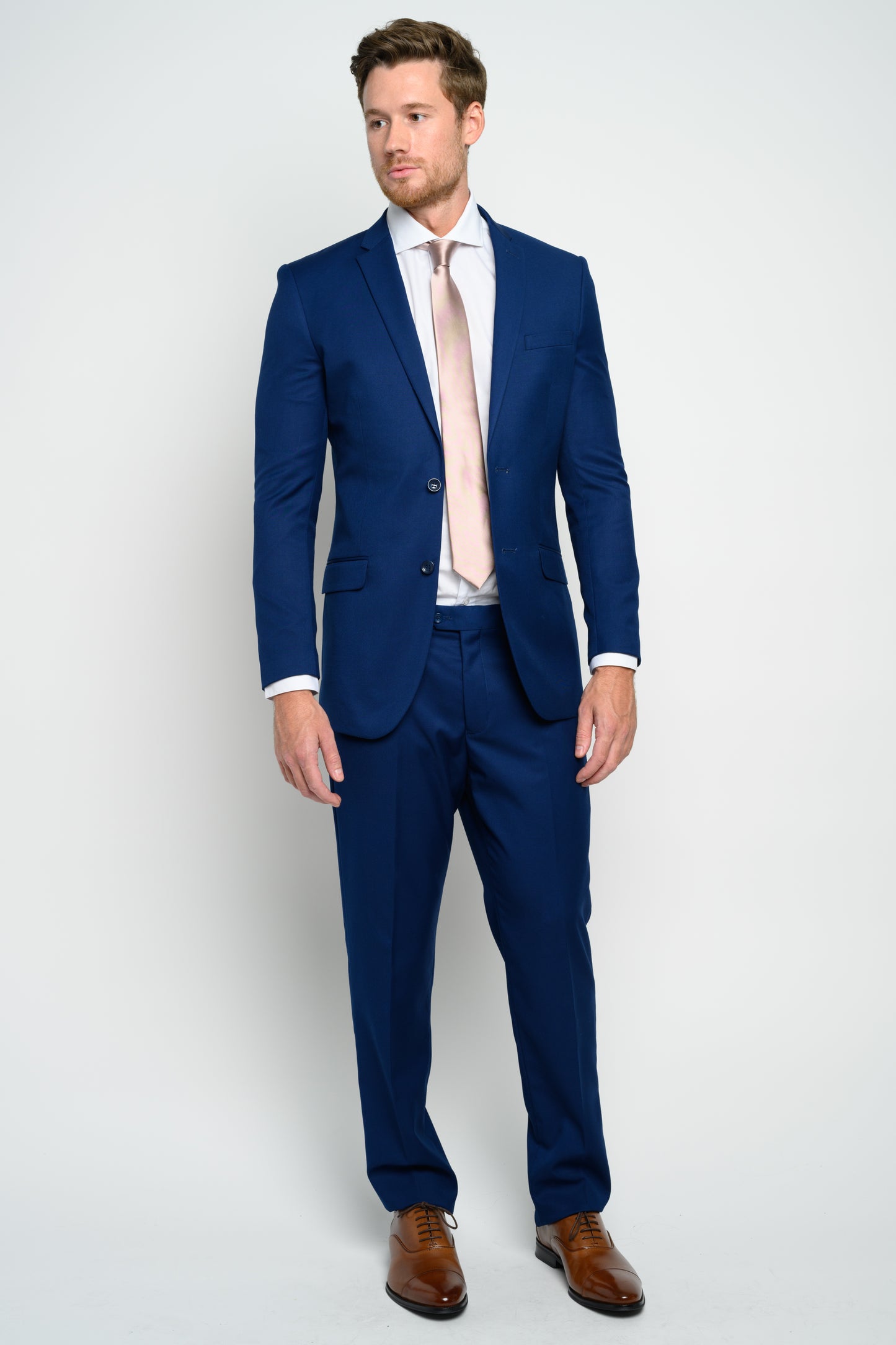  Men's Indigo Slim Fit Suit