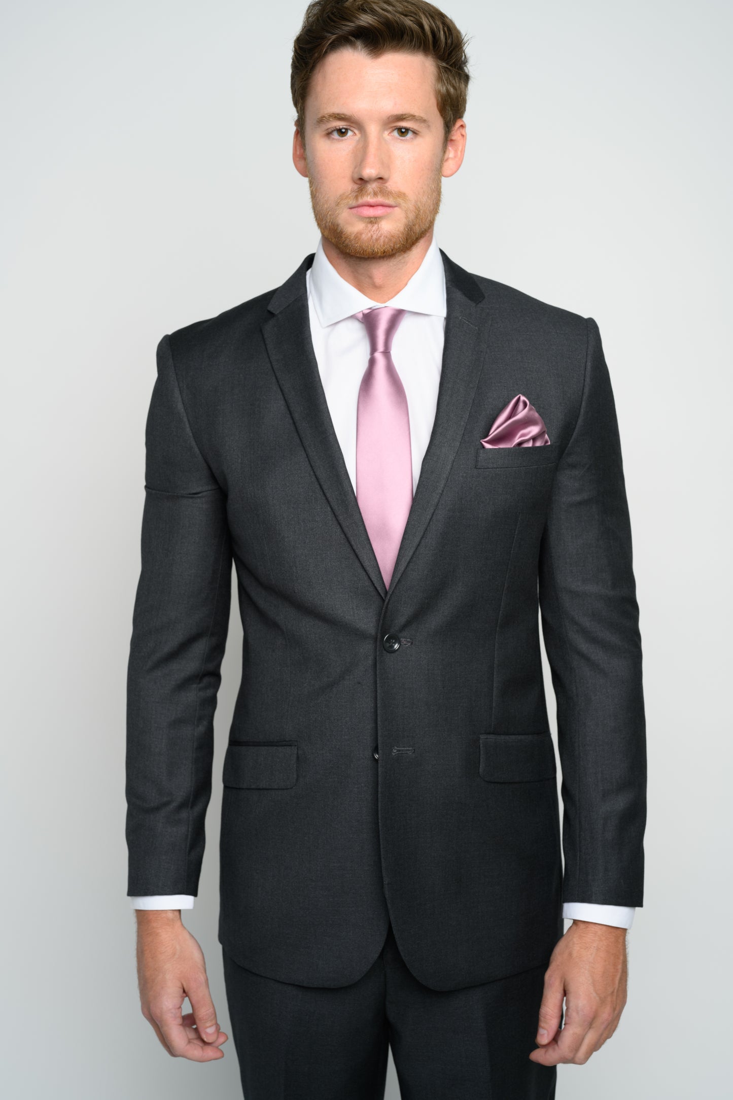 Men's Charcoal Grey Slim Fit Suit