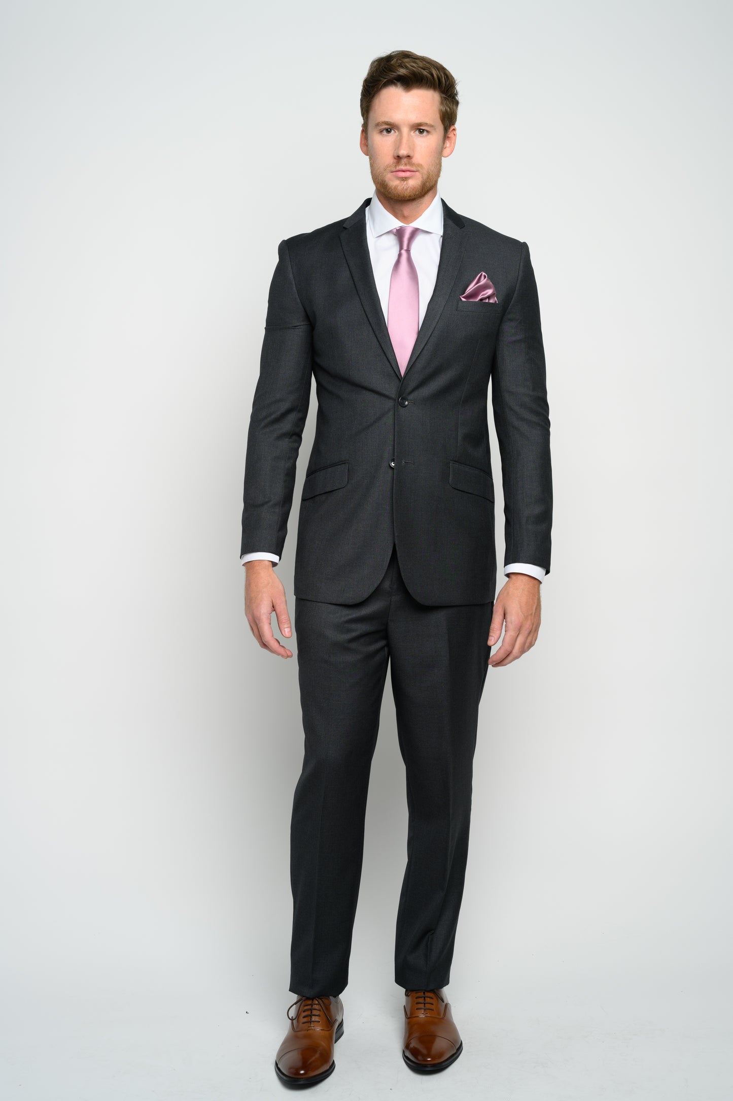 Men's Charcoal Grey Slim Fit Suit