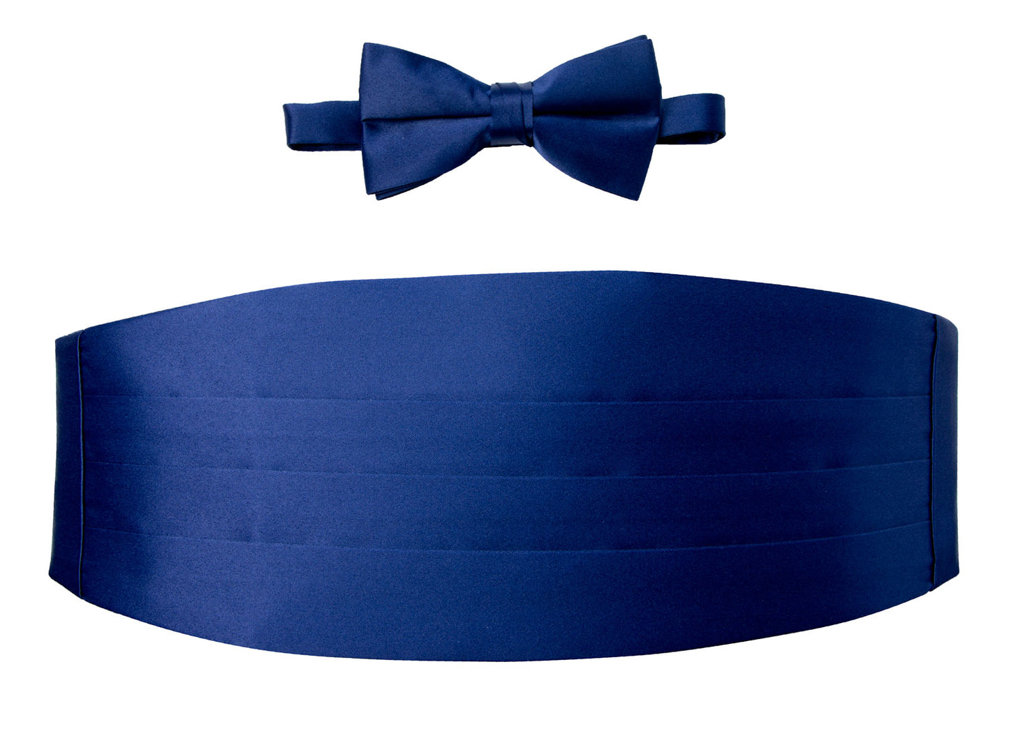 OMC Signature Men's Solid Color Cummerbund and Bow Tie Accessories Set