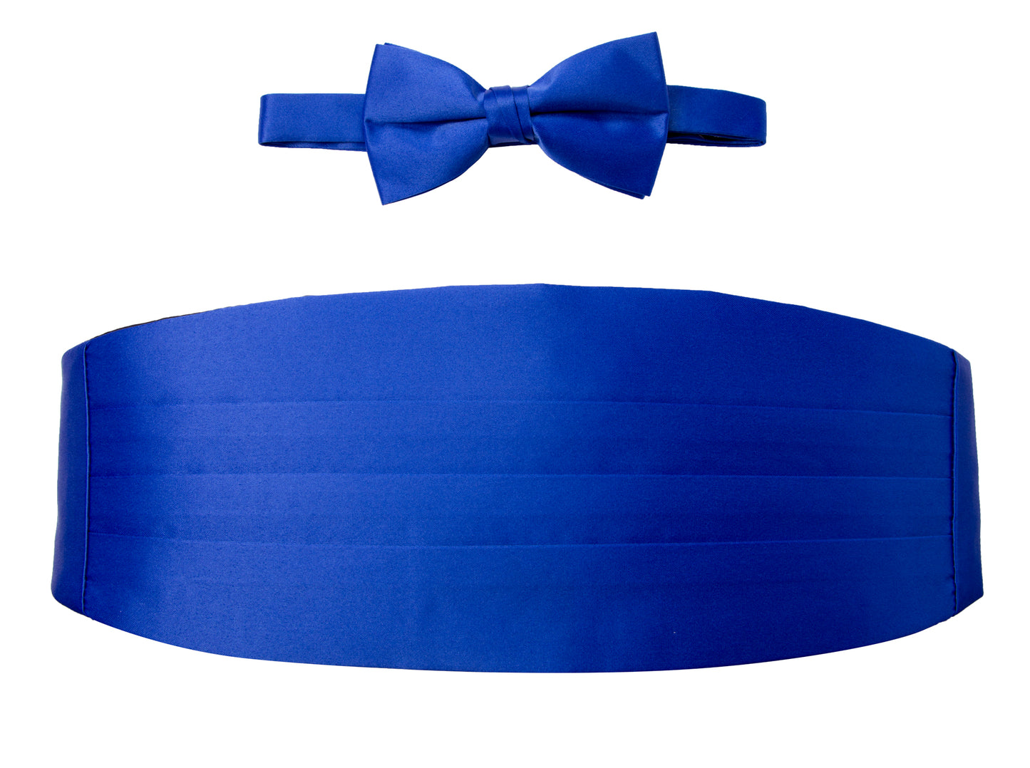 OMC Signature Men's Solid Color Cummerbund and Bow Tie Accessories Set