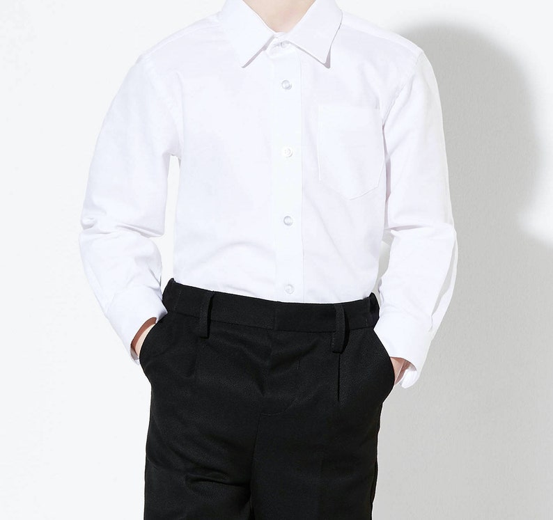 Boy's Dress Shirt (White)