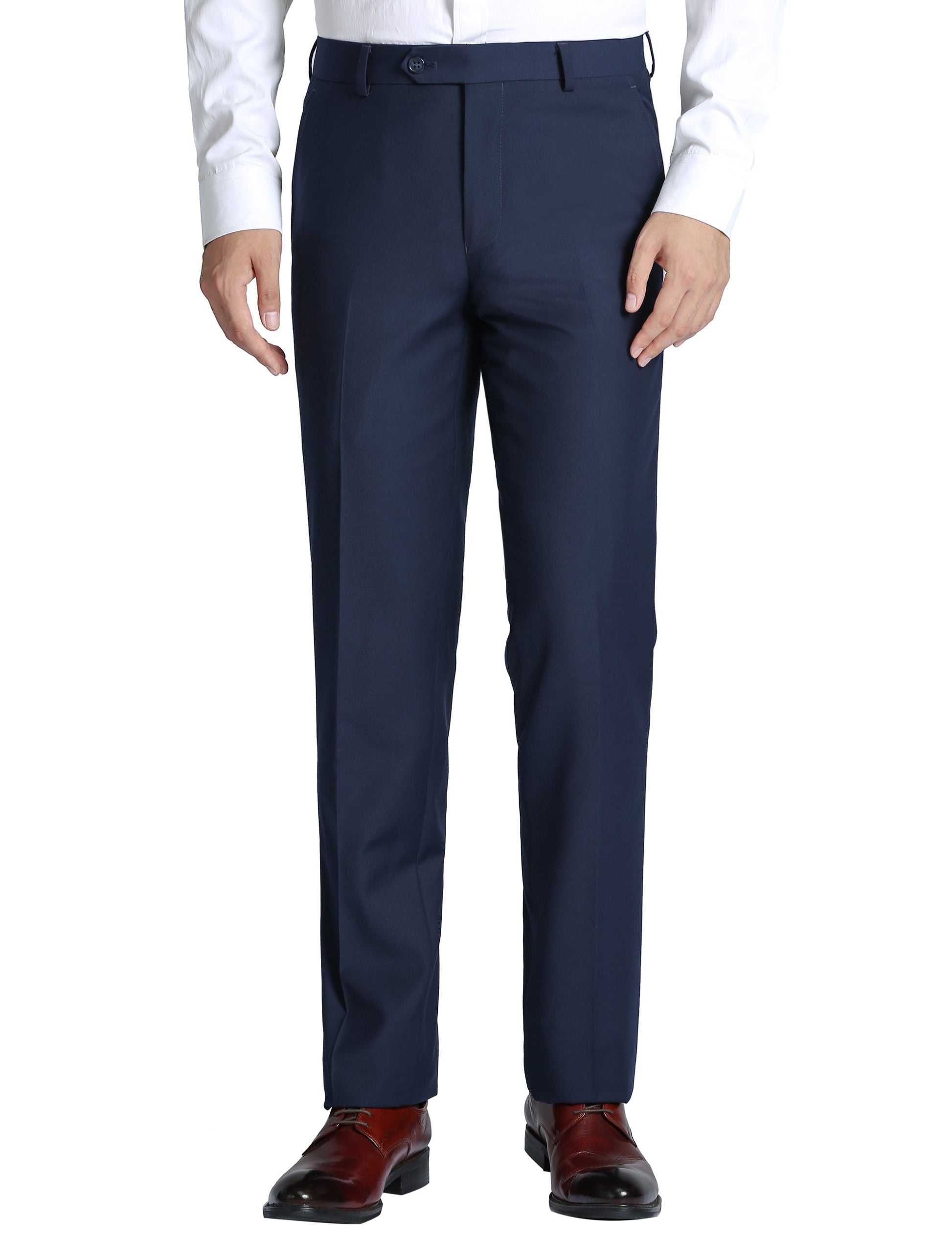 Slim Fit Dress Pants | Dark Navy 42 / Dark Navy Slim Fit Dress Pants | Dark Navy 42 / Dark Navy
