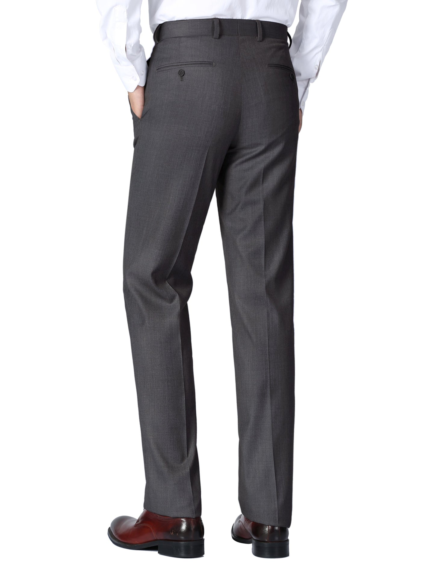 Men's Charcoal Slim Fit Dress Pants OMC Formal Men's Charcoal Slim Fit Dress Pants OMC Formal