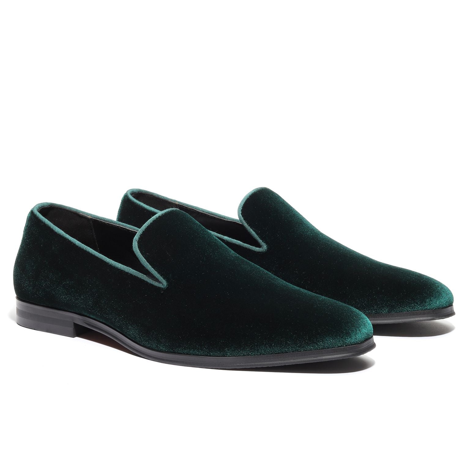 Men's Velvet Loafers Hunter Green 11.5