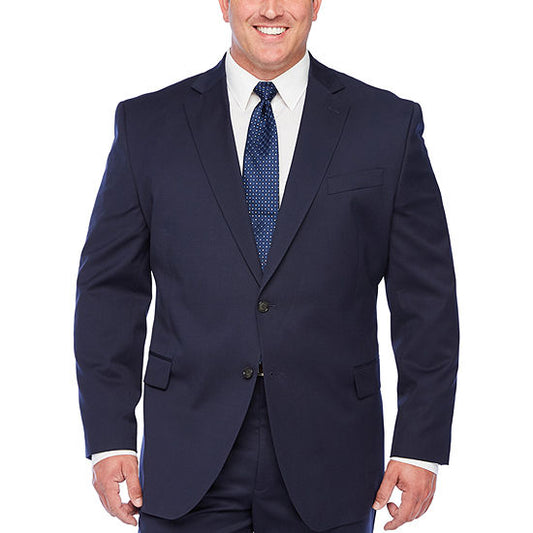 OMC Big & Tall Navy Men's Suit (2-pieces)