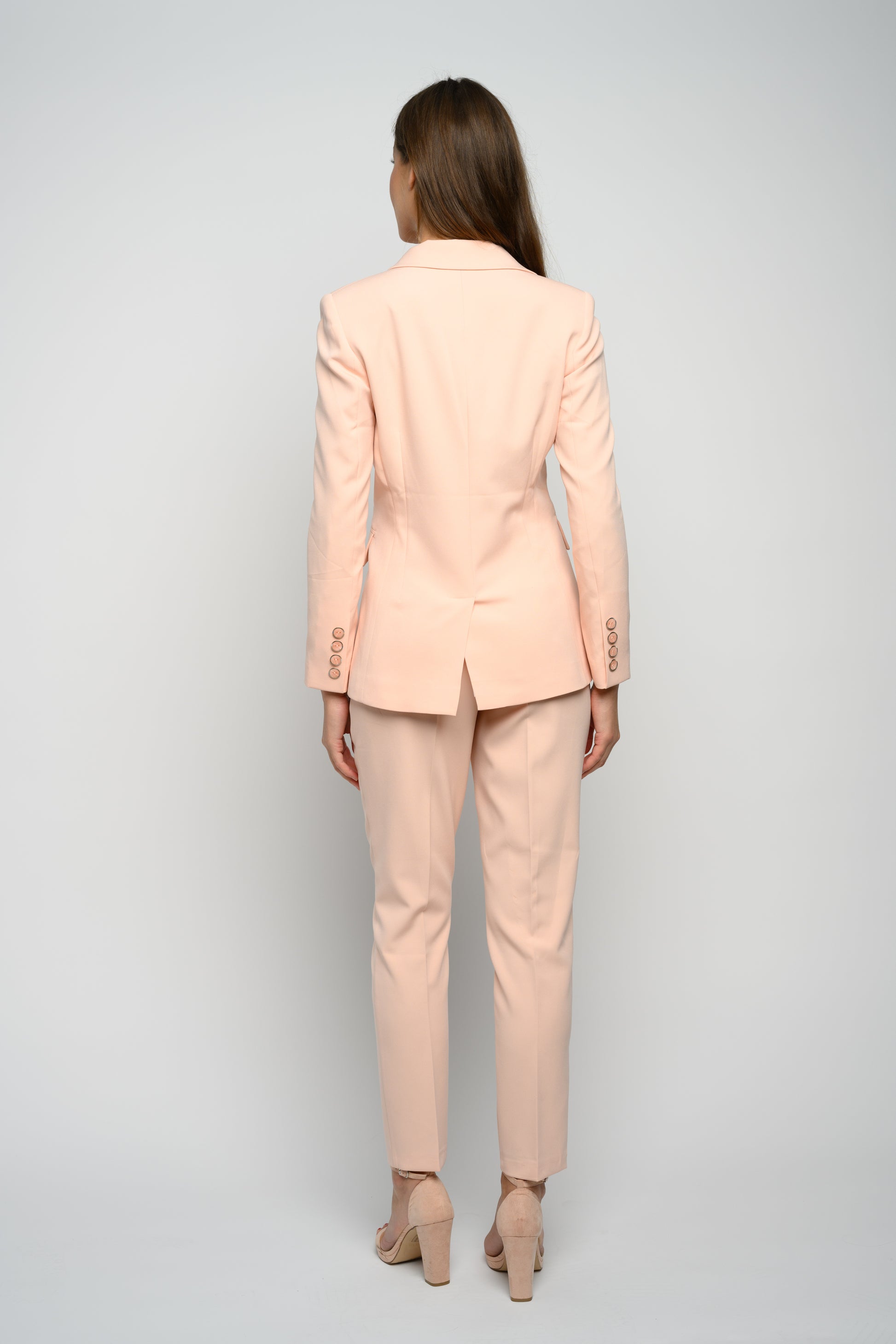 OMC 2-Pieces Women's Blush Pink Luxe Suit – OMC Formal