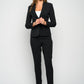 OMC 3-Pieces  Women's Black Luxe Suit