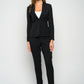 OMC 3-Pieces  Women's Black Luxe Suit
