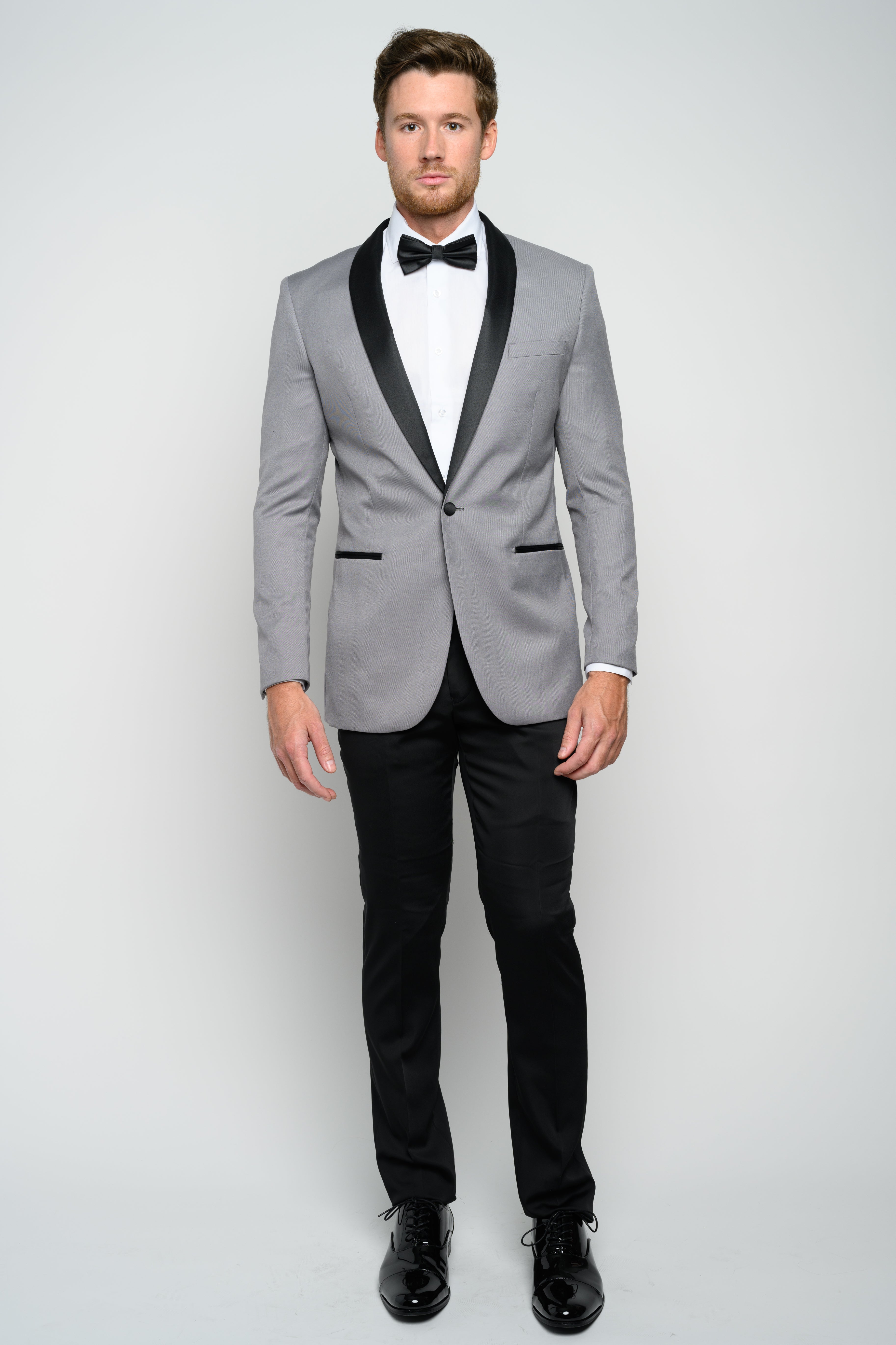 Dark grey 2025 tuxedo jacket