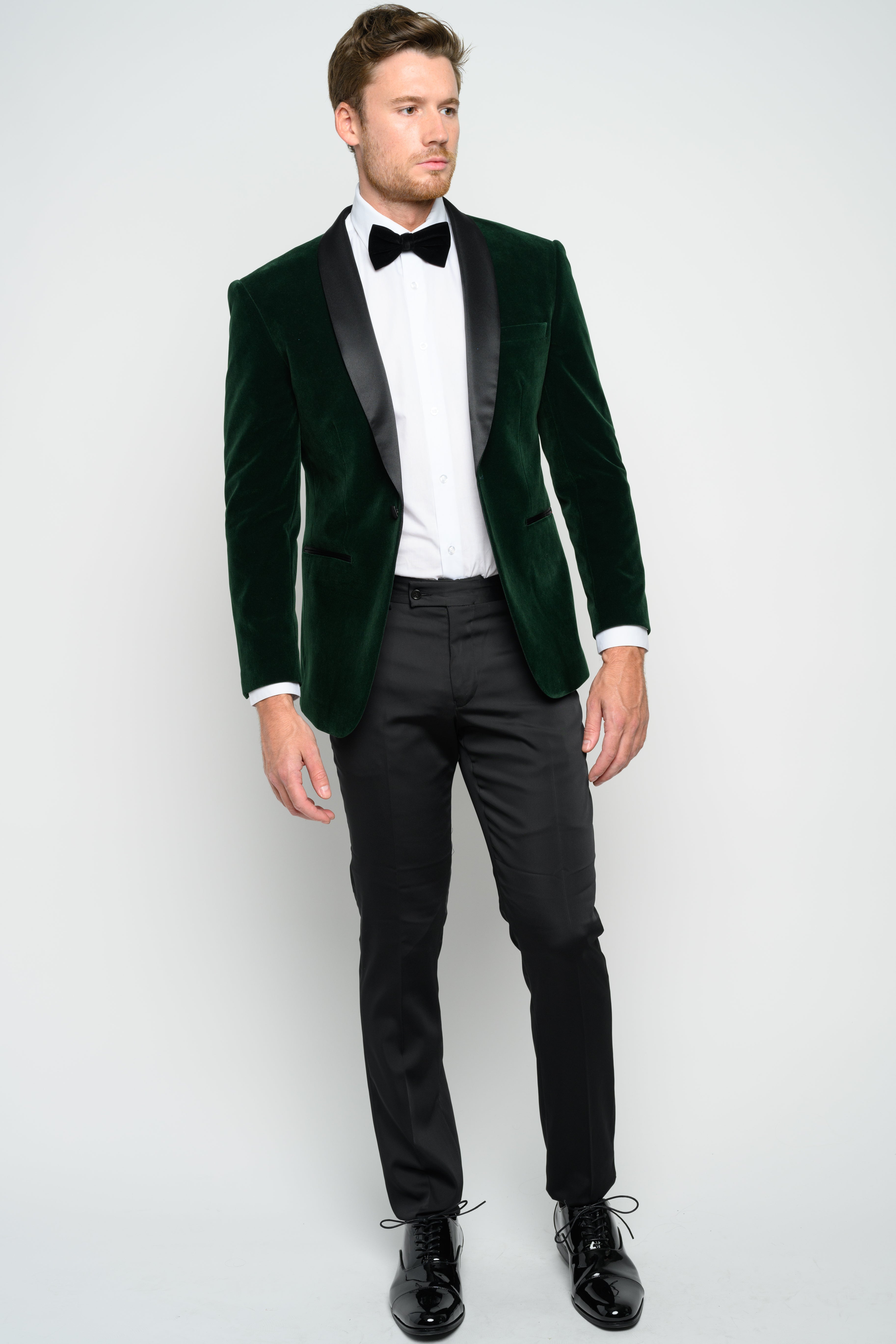 Green velvet 2025 dress jacket