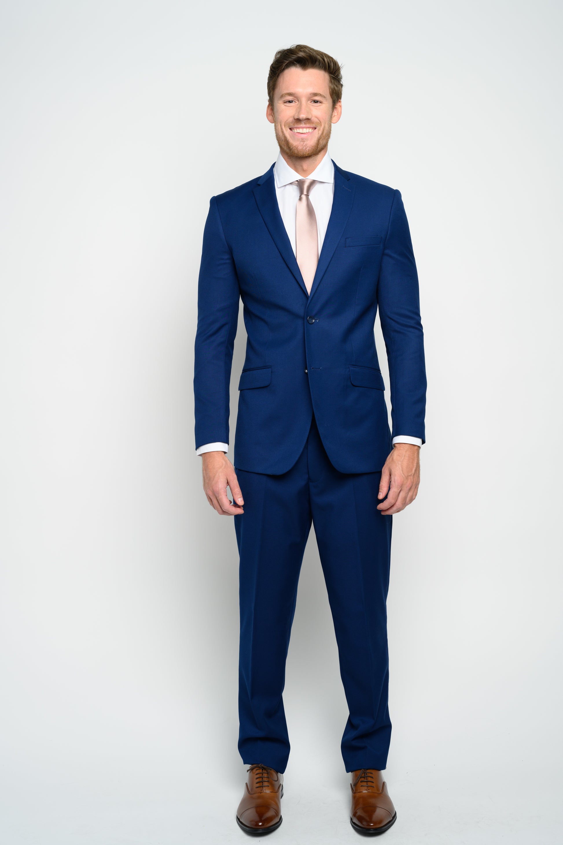  Men's Indigo Slim Fit Suit