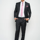 Men's Charcoal Grey Slim Fit Suit