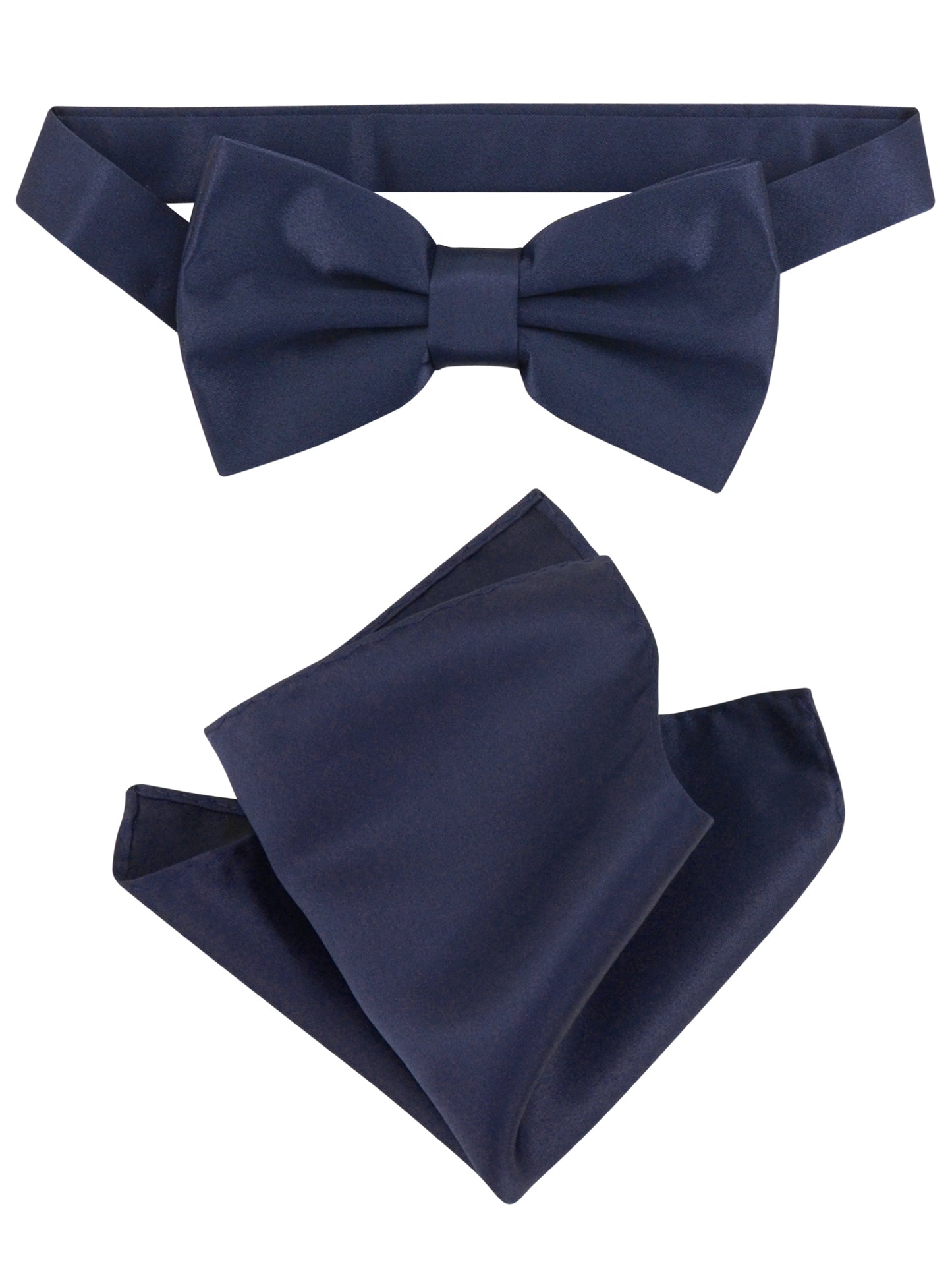 OMC Signature Men's Solid Color Bow Tie Accessories Set