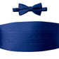OMC Signature Men's Solid Color Cummerbund and Bow Tie Accessories Set