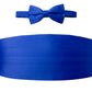OMC Signature Men's Solid Color Cummerbund and Bow Tie Accessories Set