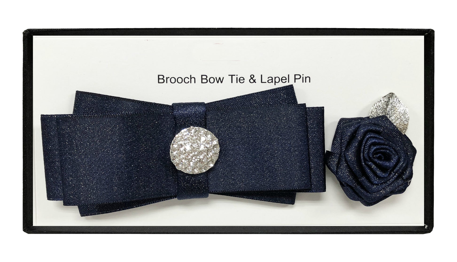 Men's Brooch Bow Tie and Lapel Fashion Accessories Set – OMC Formal