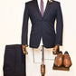 OMC Big & Tall Navy Men's Suit (2-pieces)